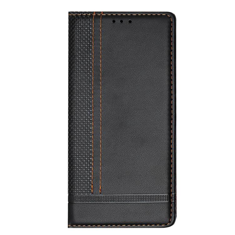For Doogee Note 56 Stitching Design Scratch-Resistant Vegan Leather Phone Case(Black) - Image 2