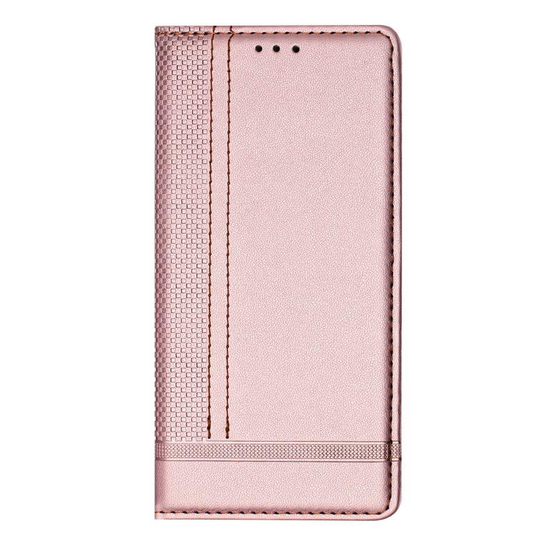 For Doogee Note 56 Stitching Design Scratch-Resistant Vegan Leather Phone Case(Rose Gold) - Image 2