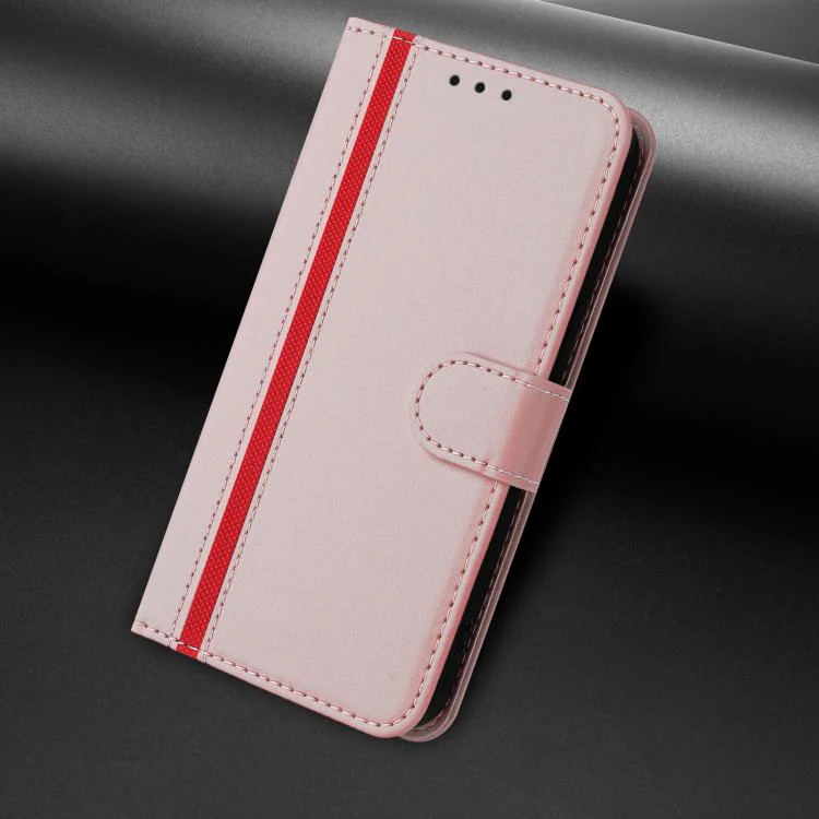 For Doogee Note 58 / 58 Pro Color Block Card Slots Vegan Leather Phone Case(Rose Gold) - Image 2