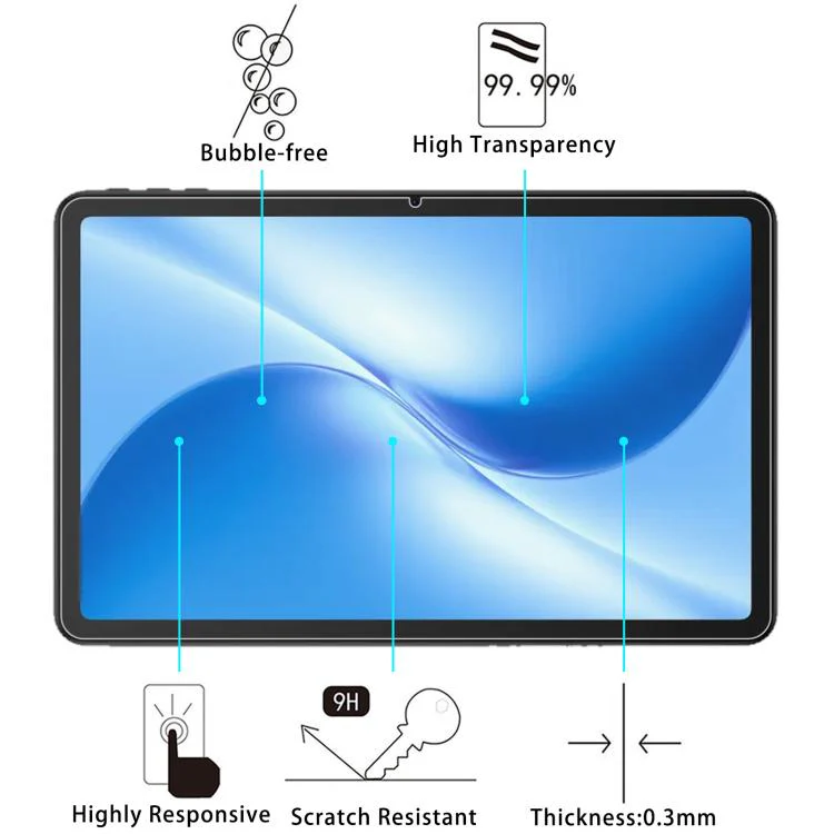 For Doogee U12 12 inch 25pcs 9H 0.3mm Explosion-proof Tempered Glass Film - Image 3