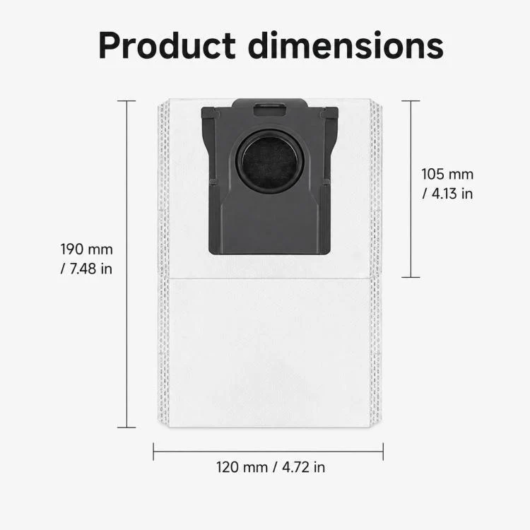 For Dreame P50 Pro Robot Vacuum Cleaner Replacement Parts, Specification:Activated Carbon Dust Bag - Image 3