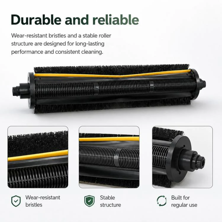 For Dreame P50 Pro Robot Vacuum Cleaner Replacement Parts, Specification:Hair Cutting Roller Brush - Image 7