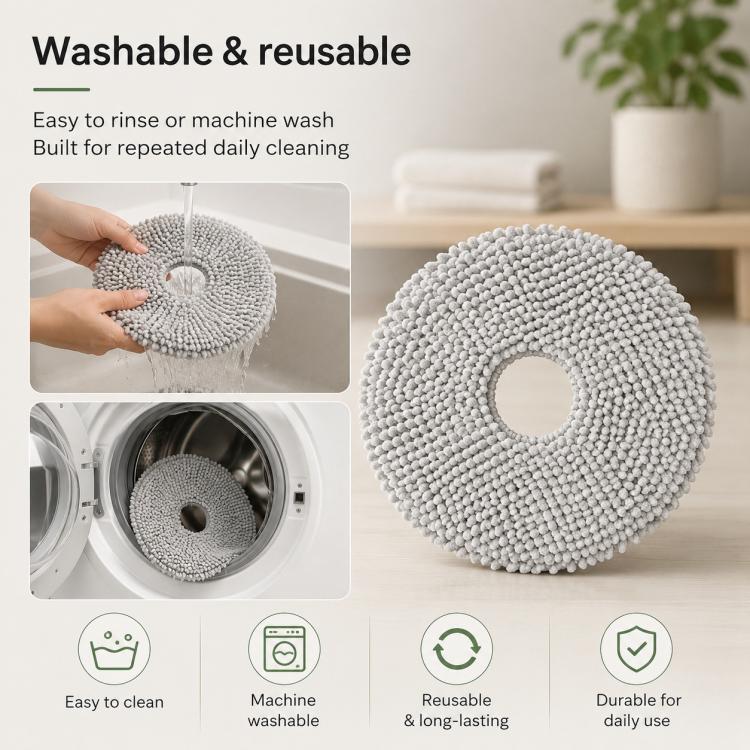 For Dreame P50 Pro Robot Vacuum Cleaner Replacement Parts, Specification:Mop Pad - Image 7