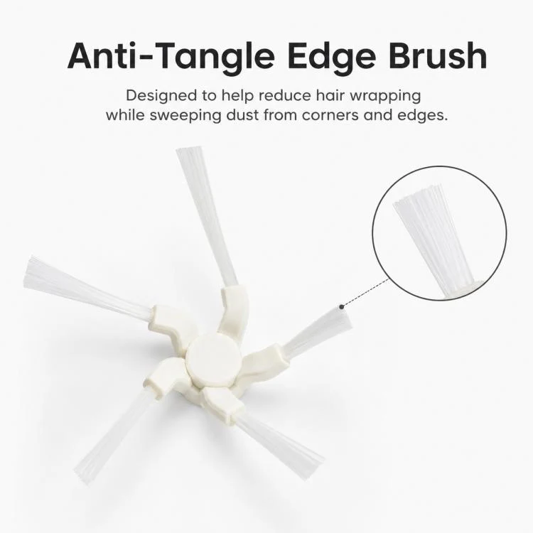 For Dreame W10 / W10 Pro Robot Vacuum Cleaner Replacement Parts, Triangle Side Brush - Image 4