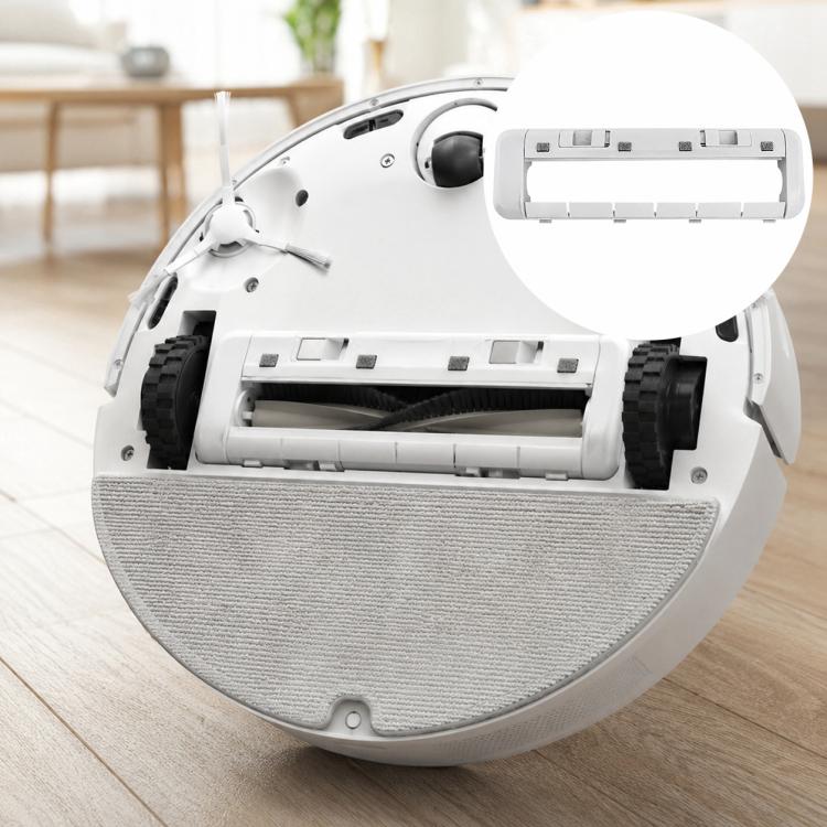 For Dreame X30 / S30 / S10 Series Robot Vacuum Cleaner Replacement Parts, White Main Rubber Brush Cover
