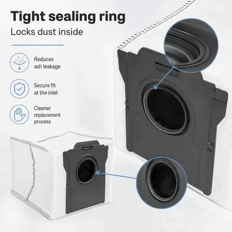 For Dreame X40 Pro Ultra Robot Vacuum Cleaner Replacement Parts, Specification:Activated Carbon Dust Bag - Image 6