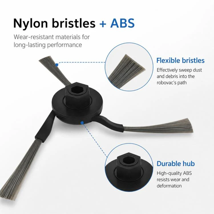 For Dreame X40 Pro Ultra Robot Vacuum Cleaner Replacement Parts, Specification:Side Brush - Image 5