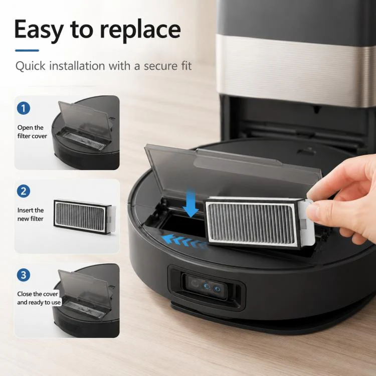 For Dreame X50 / X50 Pro / X40 Enhanced Edition / S40 Enhanced Edition Robot Vacuum Cleaner Replacement Parts, Filter - Image 6