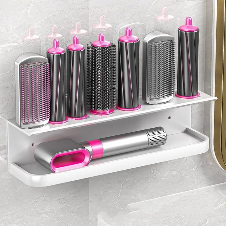 For Dyson Airwrap Wall-Mounted Shelf Storage Rack, Style: C Type Flip Up