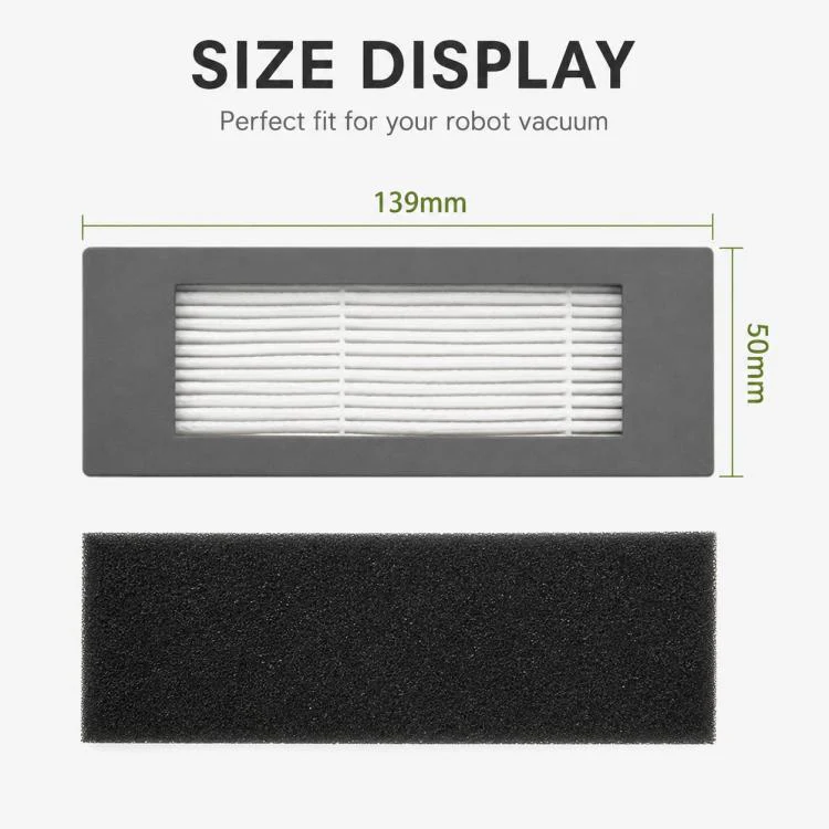 For Ecovacs DEEBOT DD35 / DD56 / DD33 / DD37 Replacement Parts, Filter+Sponge - Image 5