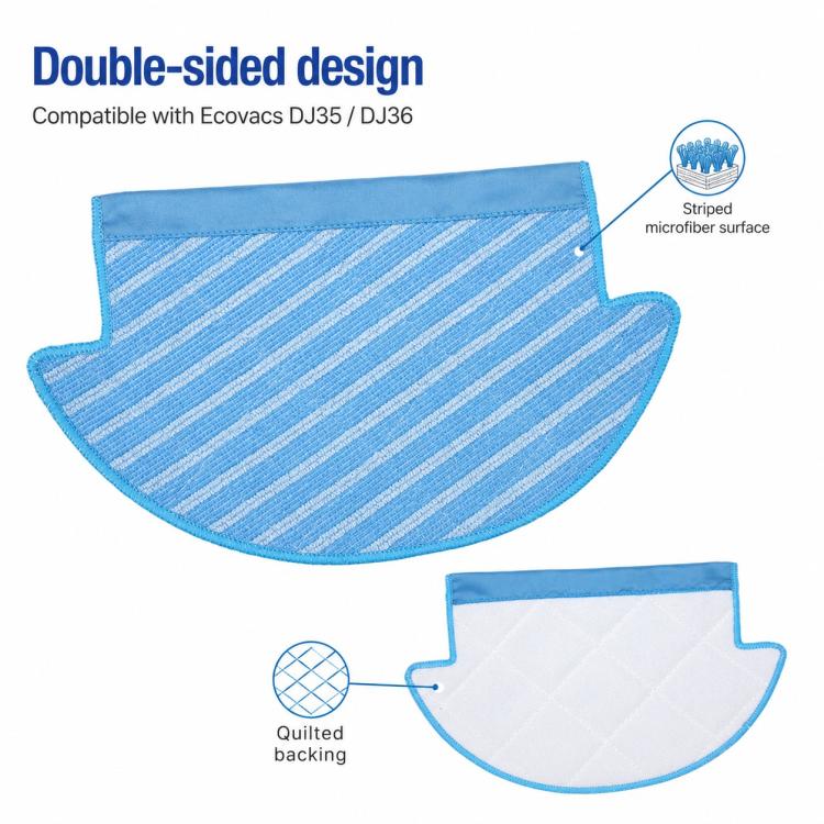 For Ecovacs DEEBOT DJ35 / DJ36 Replacement Parts, Mop Pad - Image 3
