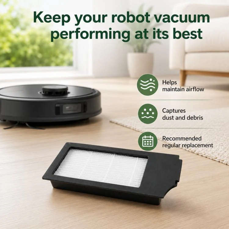 For Ecovacs DEEBOT N20 Pro / N20 Plus / N20 Replacement Parts, Black Filter - Image 8