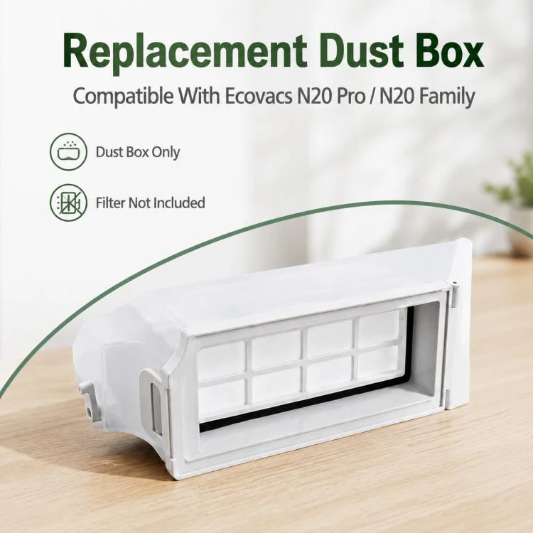For Ecovacs DEEBOT N20 Pro / N20 Plus / N20 Replacement Parts, Filter-Free Dust Box - Image 4