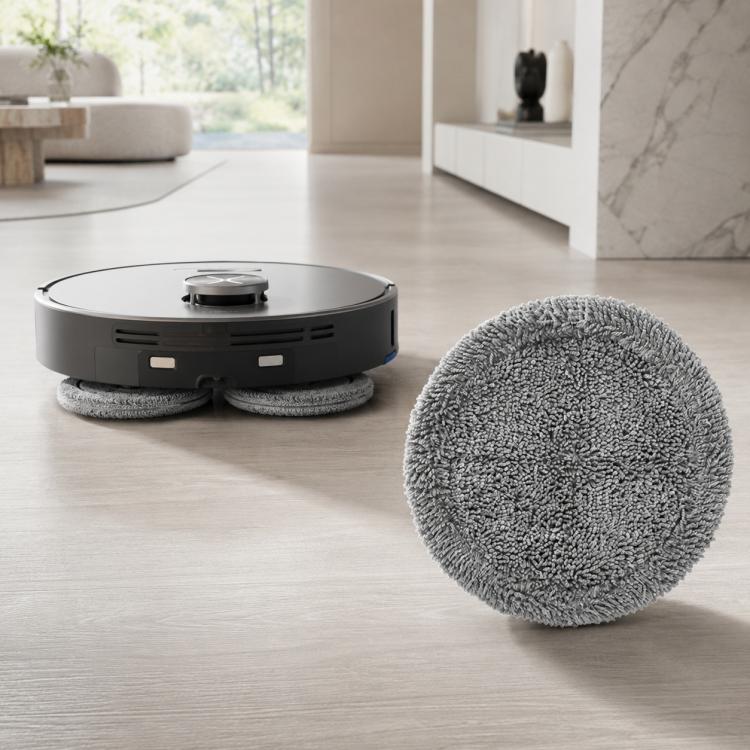 For Ecovacs DEEBOT T20 Pro / T20 Max / T20 Replacement Parts, Full-Fiber Gray Mop Pad
