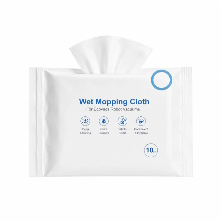 For Ecovacs DEEBOT T5 / T5 Max / N5 / N8 / DV35 / DJ65 / DX55 Replacement Parts, 10pcs/Pack Wet Mop Pad - Image 2