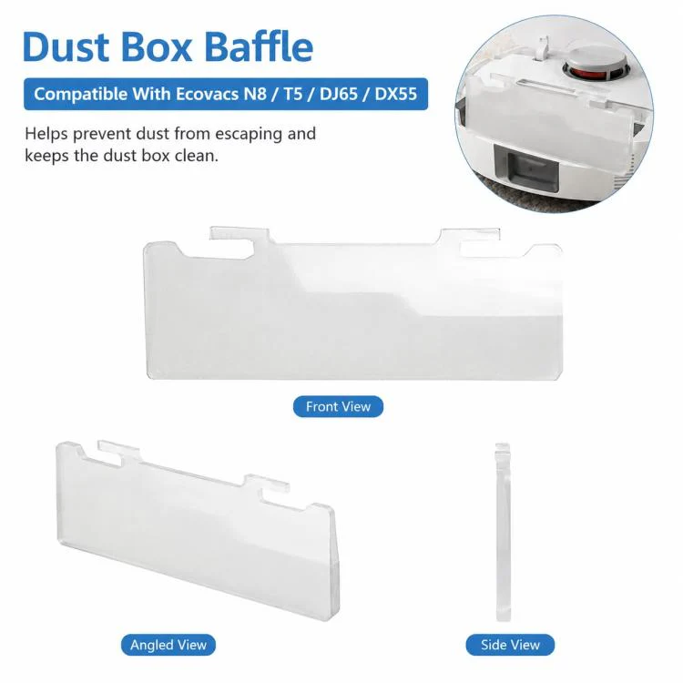 For Ecovacs DEEBOT T5 / T5 Max / N5 / N8 / DV35 / DJ65 / DX55 Replacement Parts, Dust Box Flap - Image 3