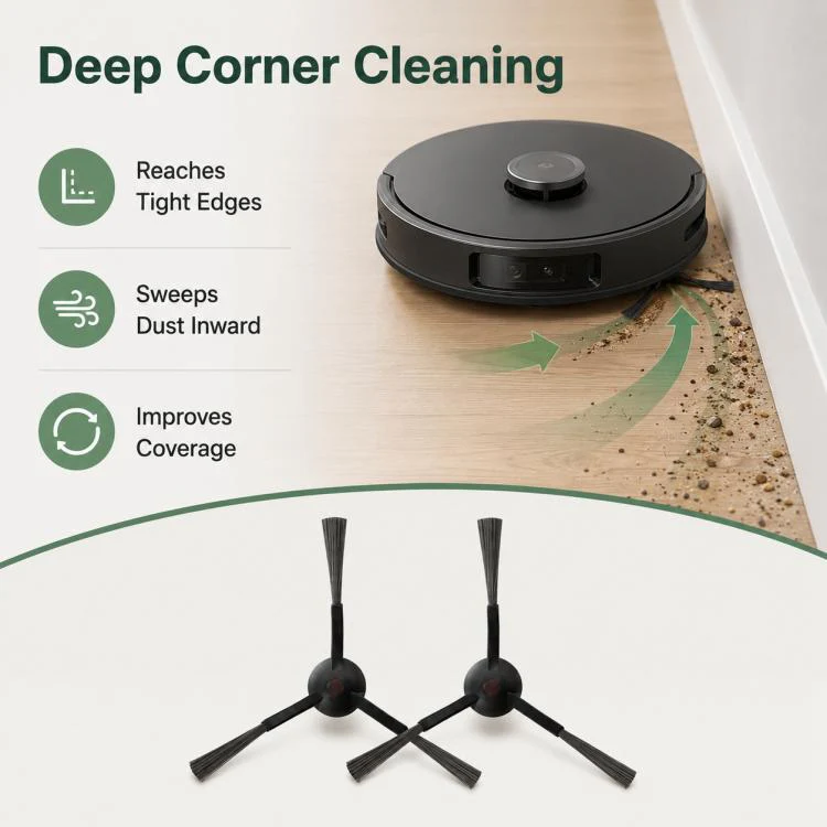 For Ecovacs DEEBOT X1 OMNI / X1 TURBO / X1S PRO Replacement Parts, Dual Side Brush - Image 5