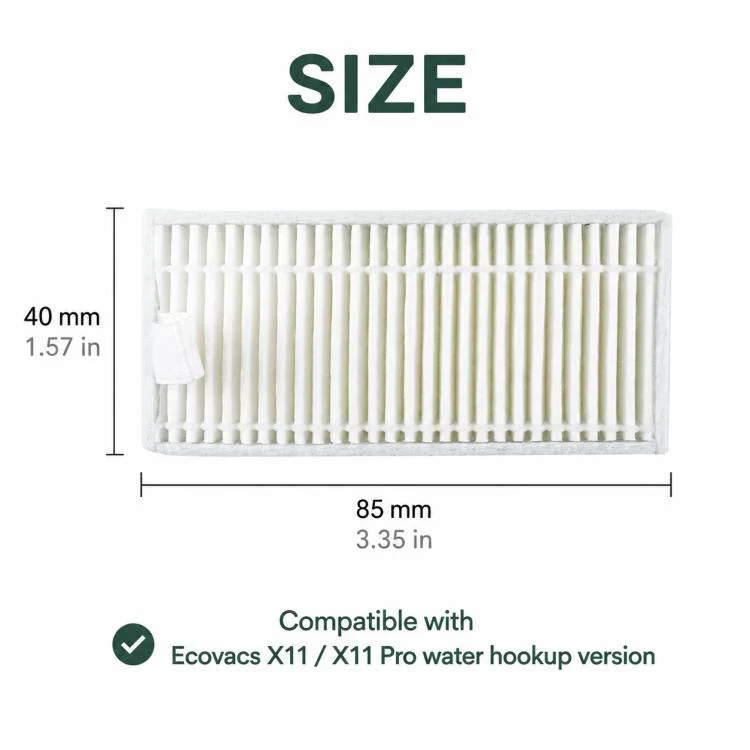 For Ecovacs DEEBOT X11 / X11 Pro Replacement Parts, Filter - Image 3