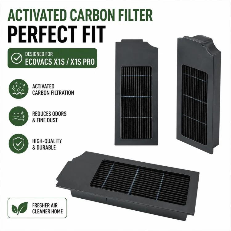 For Ecovacs DEEBOT X1S / X1S Pro Replacement Parts, Activated Carbon Filter - Image 4