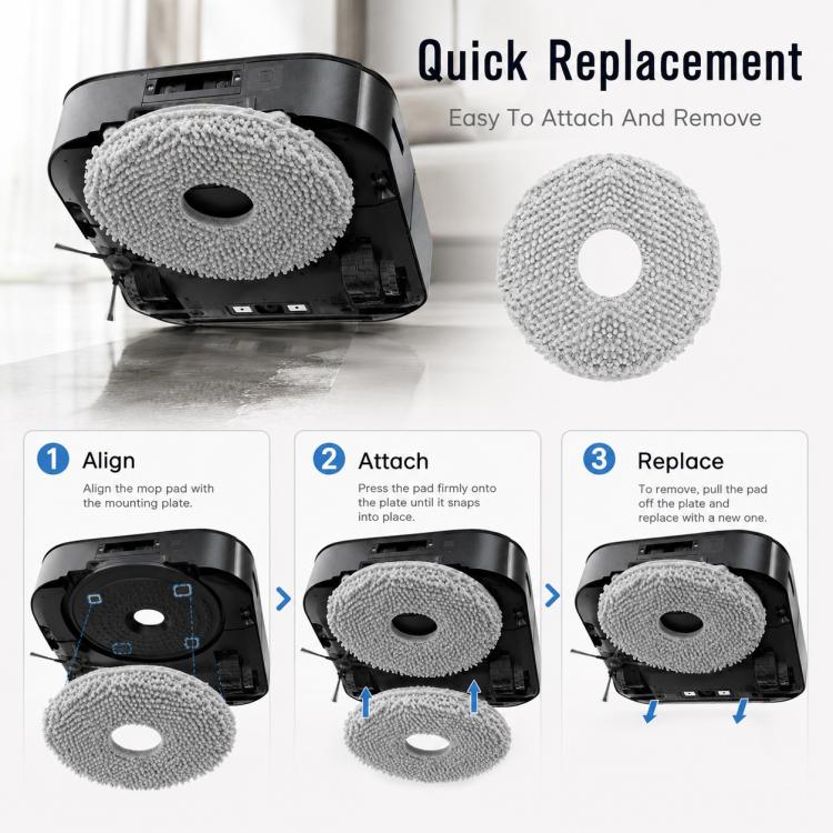 For Ecovacs DEEBOT X2S Replacement Parts, Mop Pad - Image 8