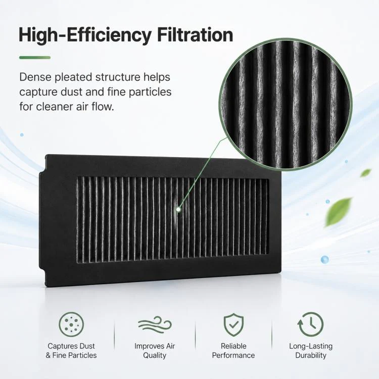 For Ecovacs DEEBOT X5 / X5 Pro / X5 Max / X5 Pro Plus Replacement Parts, Black Filter - Image 3