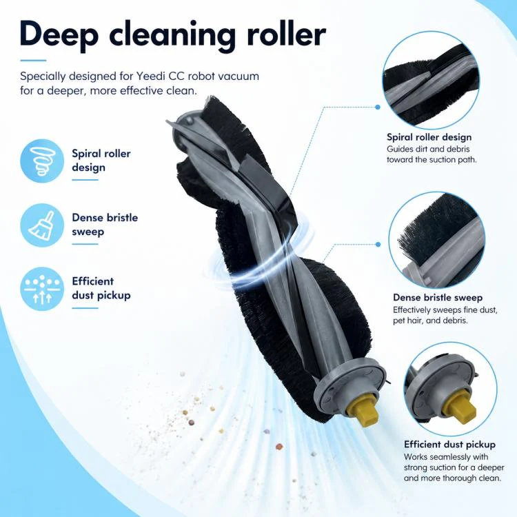 For Ecovacs Yeedi CC Robot Vacuum Mop Replacement Parts, Specification:Main Brush - Image 4