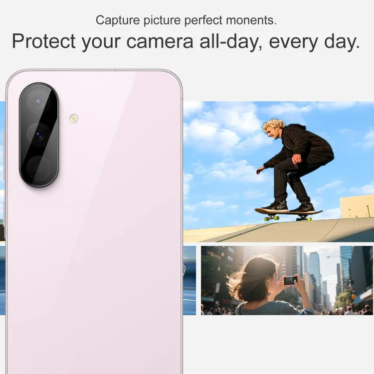 For Galaxy A27 5G IMAK Rear Camera Lens Glass Film Black Version - Image 5