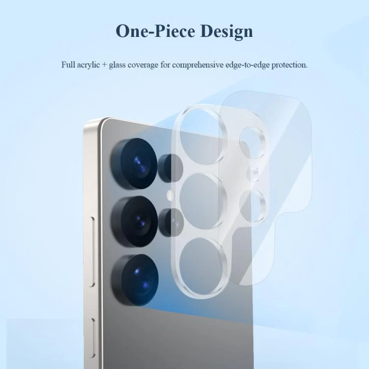 For Galaxy S25 Ultra 5G 2pcs/Set LeReach TF Series 3D Full Coverage Version HD Wear-Resistant Camera Lens Glass Film(Clear) - Image 4