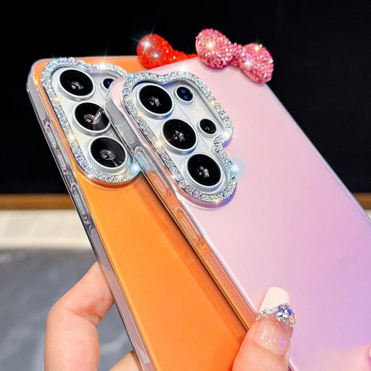 For Galaxy S26 5G Cute Bowknot Dopamine Color Skin-Friendly IMD Phone Case with Beaded Wrist Strap(White) - Image 4