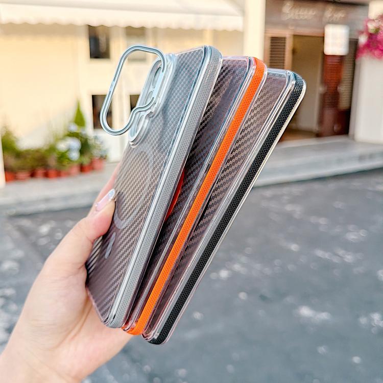 For Galaxy S26+ 5G Dual-Color Carbon Fiber Texture Lens Kickstand Magnetic Phone Case(Black) - Image 4