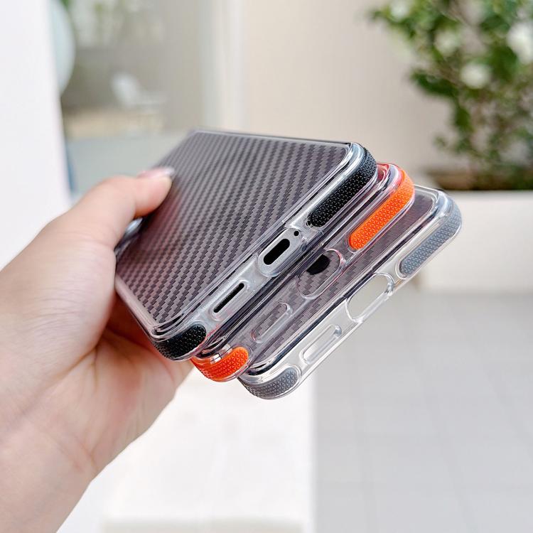 For Galaxy S26 5G Dual-Color Carbon Fiber Texture Magsafe Phone Case(Orange) - Image 5