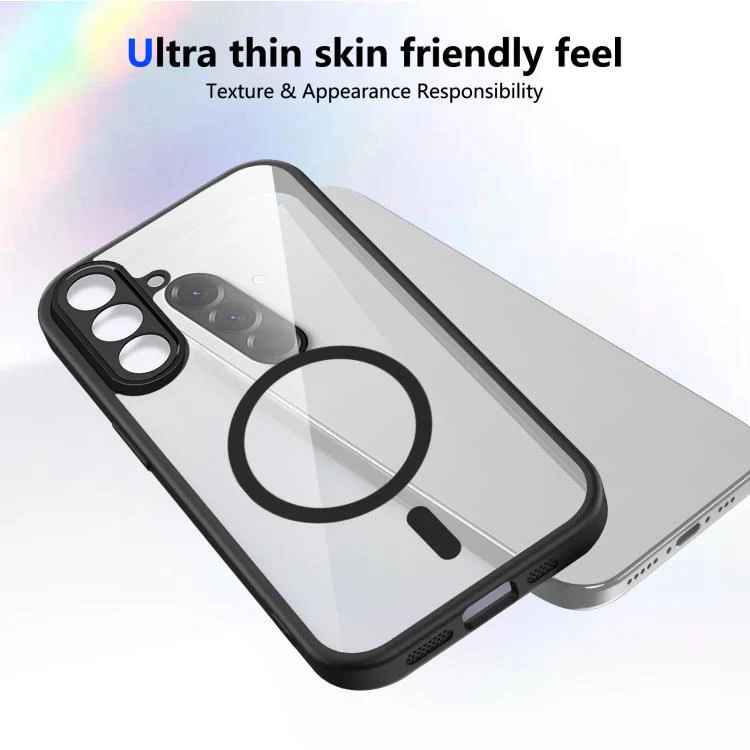 For Galaxy S26 5G Matte PC Skin-feel Magnetic Shockproof Phone Case(Black) - Image 3