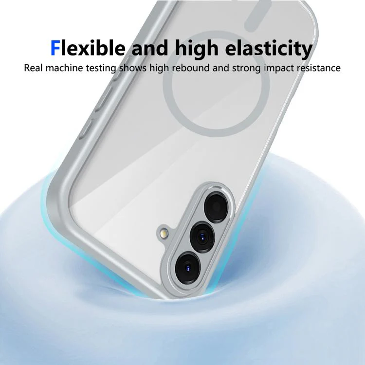 For Galaxy S26 5G Matte PC Skin-feel Magnetic Shockproof Phone Case(Grey) - Image 5