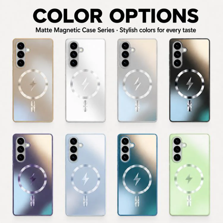 For Galaxy S26+ 5G Vacuum Electroplated Magnetic Phone Case(Green) - Image 11