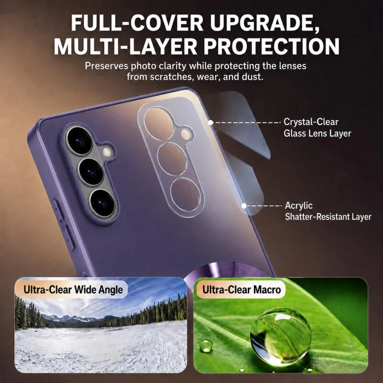 For Galaxy S26+ 5G Vacuum Electroplated Magnetic Phone Case(White) - Image 5