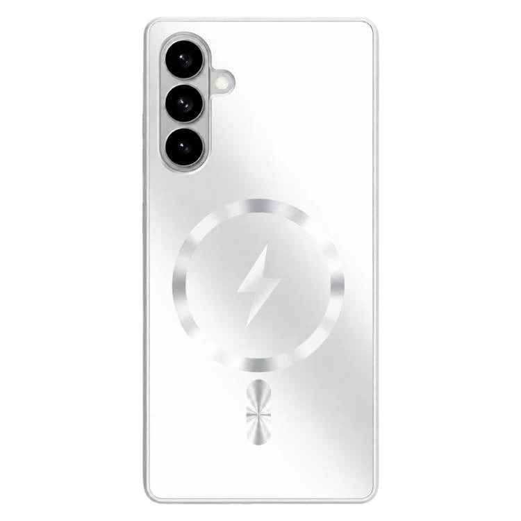 For Galaxy S26 5G Vacuum Electroplated Magnetic Phone Case(White)