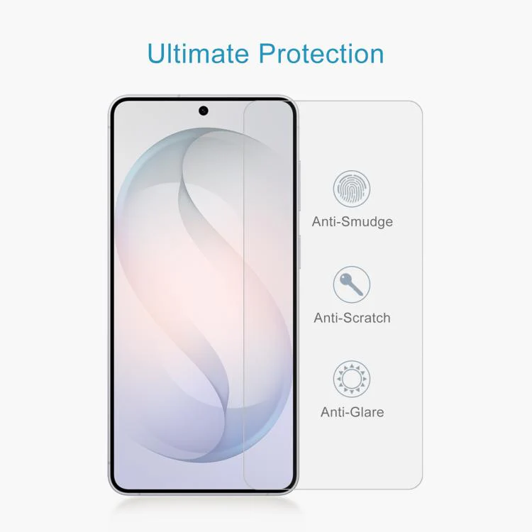 For Galaxy S26 FE 5G 10pcs 0.18mm High Aluminum Tempered Glass Film, Support Fingerprint Unlocking - Image 4