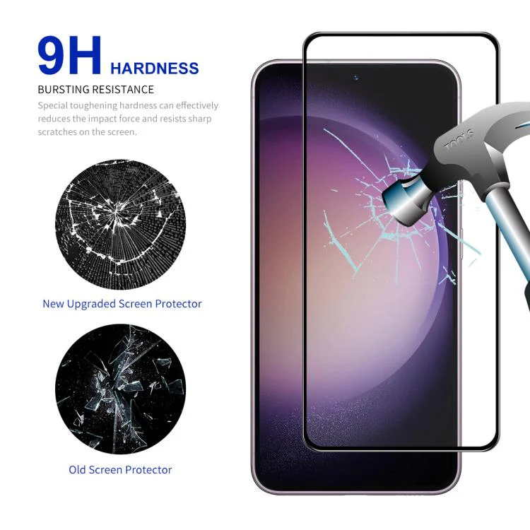 For Galaxy S26 FE 5G 2pcs ENKAY Hat-Prince 0.18mm High Aluminum-silicon Tempered Glass Film, Support Ultrasonic Fingerprint Unclock - Image 2