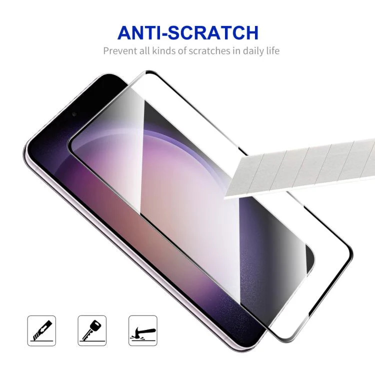 For Galaxy S26 FE 5G 2pcs ENKAY Hat-Prince 0.18mm High Aluminum-silicon Tempered Glass Film, Support Ultrasonic Fingerprint Unclock - Image 4