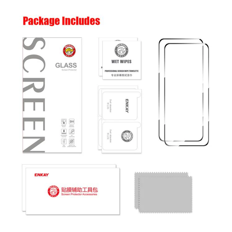 For Galaxy S26 FE 5G 2pcs ENKAY Hat-Prince 0.18mm High Aluminum-silicon Tempered Glass Film, Support Ultrasonic Fingerprint Unclock - Image 8