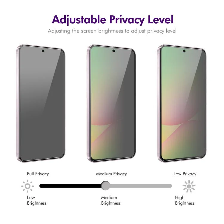 For Galaxy S26 FE 5G 2pcs ENKAY Hat-Prince 28 Degree Anti-peeping Privacy Tempered Glass Film - Image 3