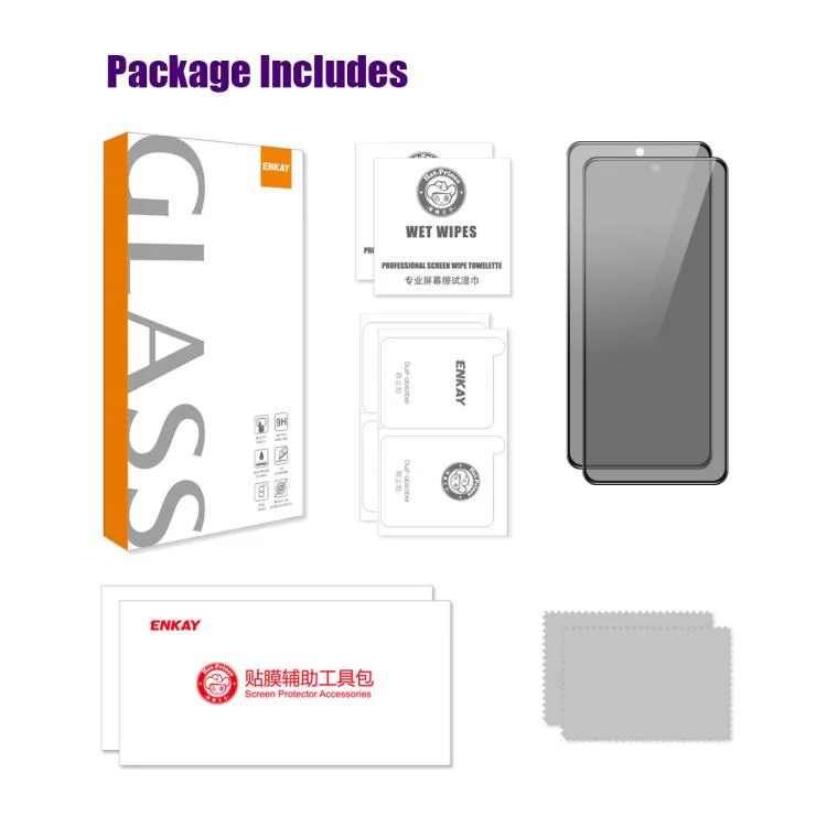 For Galaxy S26 FE 5G 2pcs ENKAY Hat-Prince 28 Degree Anti-peeping Privacy Tempered Glass Film - Image 7