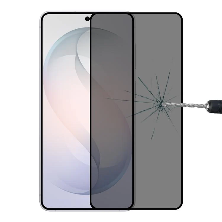 For Galaxy S26 FE 5G Full Cover Anti-peeping Tempered Glass Film, Support Fingerprint Unlocking