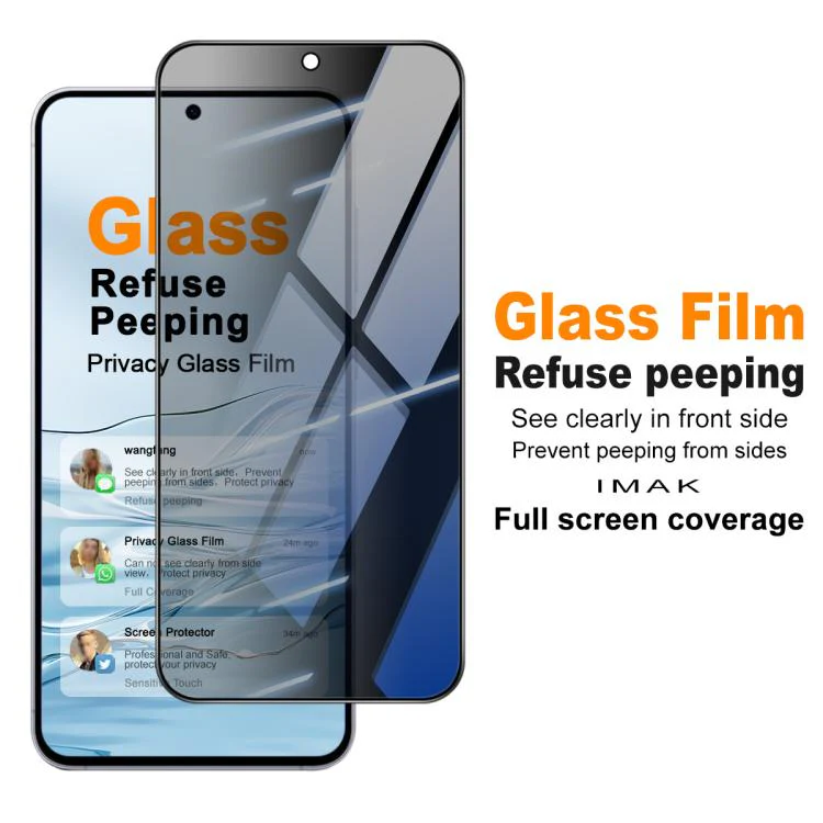 For Galaxy S26 FE 5G imak Privacy Full Screen Tempered Glass Film, Support Fingerprint Unlocking - Image 2