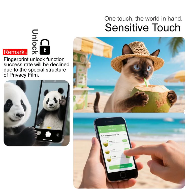 For Galaxy S26 FE 5G imak Privacy Full Screen Tempered Glass Film, Support Fingerprint Unlocking - Image 5