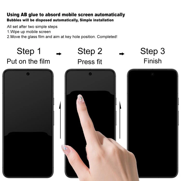 For Galaxy S26 FE 5G imak Privacy Full Screen Tempered Glass Film, Support Fingerprint Unlocking - Image 7