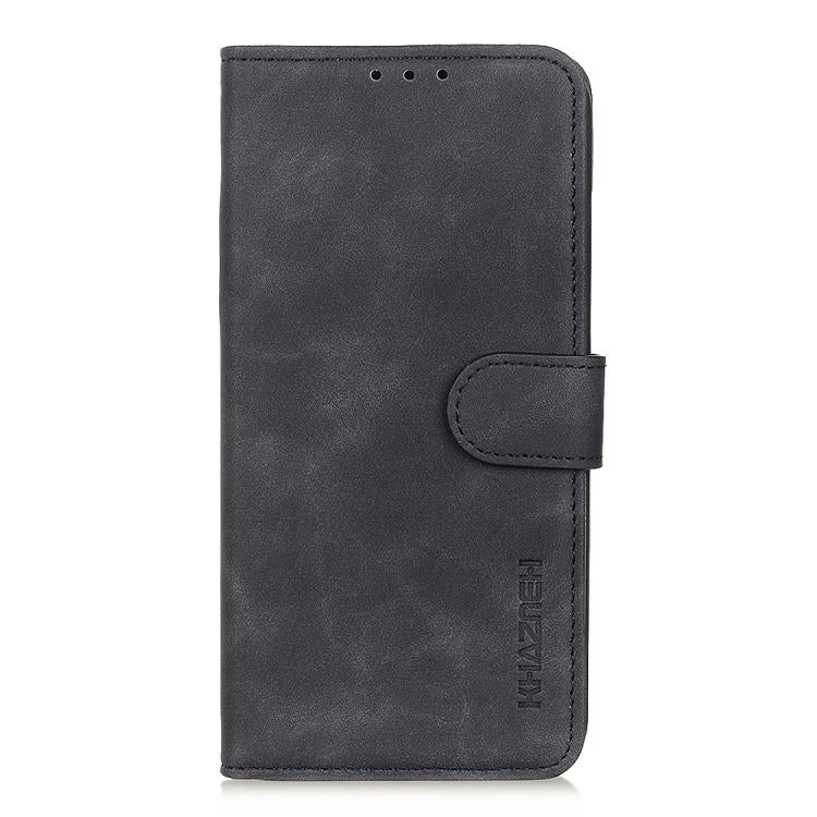 For Galaxy S26 FE 5G KHAZNEH Retro Texture Horizontal Flip Leather Phone Case(Black) - Image 2