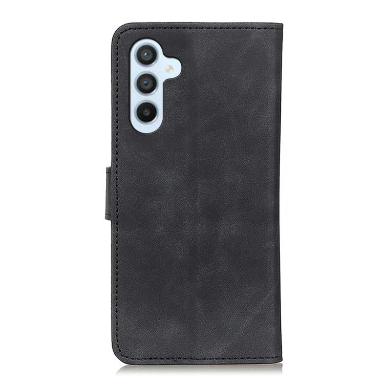 For Galaxy S26 FE 5G KHAZNEH Retro Texture Horizontal Flip Leather Phone Case(Black) - Image 3
