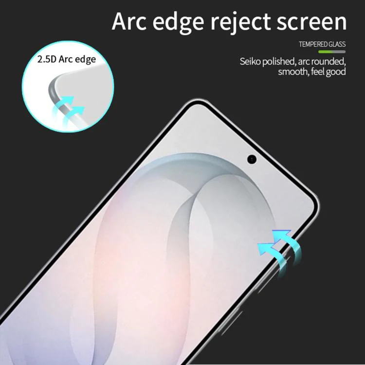 For Galaxy S26 FE 5G MOFI 9H 2.5D Full Screen Tempered Glass Film(Black) - Image 5