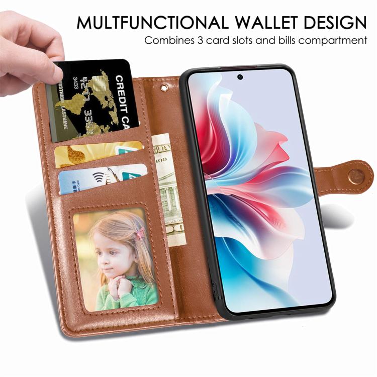 For Galaxy S26 FE 5G Retro Solid Color Buckle Leather Phone Case(Black) - Image 5